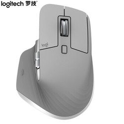 罗技（Logitech）MX Master 3 鼠标 无线蓝牙鼠标 双模优联 科技灰 带无线2.4G接收器