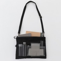 MUJI F8A8049 双拉链单肩包