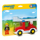 德国摩比世界Playmobil婴幼儿1.2.3系列儿童进口积木益智玩具 立体拼插玩具 6967云梯消防车 +凑单品