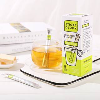 欧乐集柠檬绿茶网红袋泡花草茶英式进口茶叶水果花茶茶包盒装冲调品 1*15支  37.5g
