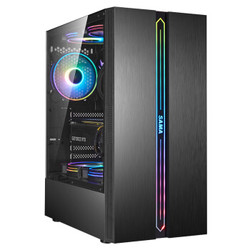 先马（SAMA）剑魔升级版 炫彩RGB游戏电脑机箱