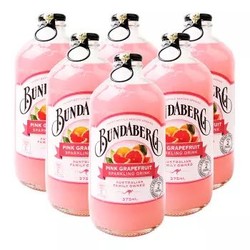 澳州原装进口 宾得宝（Bundaberg） 含气葡萄柚汁饮料 375ml*6瓶装