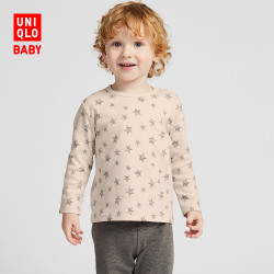 婴儿/幼儿 圆领T恤(长袖) 421227 优衣库UNIQLO