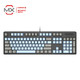 SBARDA思巴达 黑色红轴灰蓝色PBT键帽无光版 机械键盘有线游戏键盘 104键 原厂cherry樱桃轴 笔记本键盘