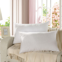 LOVO家纺 纤维枕头学生单人枕芯 （一只装） 白色 46*72cm