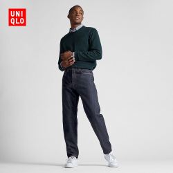 男装 休闲窄口牛仔裤(水洗产品) 418939 优衣库UNIQLO
