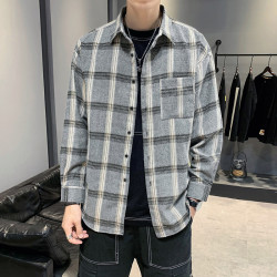 BAOXIANSEN 男士秋季新款潮流衬衫外套 *2件