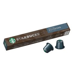 星巴克(Starbucks) 咖啡胶囊 浓缩烘焙咖啡 57g（Nespresso奈斯派索咖啡机适用） *4件