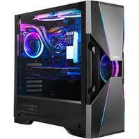 Antec 安钛克 DP501 暗黑系-夜行者 钢化玻璃侧透 游戏机箱 (黑色、480mm*220mm*500mm、钢 & ABS)