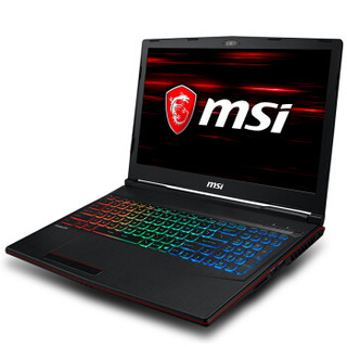  msi 微星 GP63 15.6英寸游戏本（i7-8750H、8GB、128GB+1TB、GTX1060 6GB、120Hz）