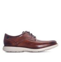 ROCKPORT 乐步 Garett Plain Toe Shoe 男士商务鞋 (红棕色、UK8)