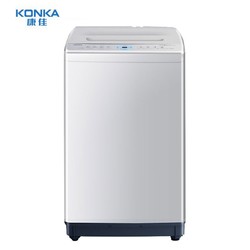 康佳（KONKA）6.5公斤全自动波轮洗衣机 家用洗衣机 二级能效 多种程序 快洗自洁 XQB65-10D0B