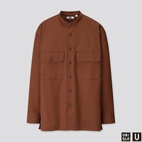 UNIQLO 优衣库 421212 男士立领长袖衬衫