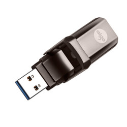 爱国者（aigo）128GB USB3.1 U391 写速380MB/s超极速金属U盘