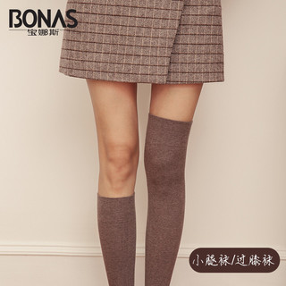 BONAS 宝娜斯 CFW1951 长筒袜子女日系街头小腿袜jk过膝