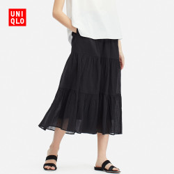 UNIQLO 优衣库 416219 女士层叠长裙