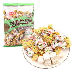 喜相逢 芝麻牛轧糖 软奶糖婚庆喜糖果428g *10件
