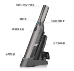 鲨客(Shark)无线吸尘器大吸力手持迷你无线随手吸宠物母婴迷你便携车载多功能 W1银灰色