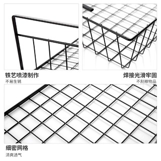 居家家 D0014 厨房橱柜隔板下挂篮衣柜收纳架 (白色)