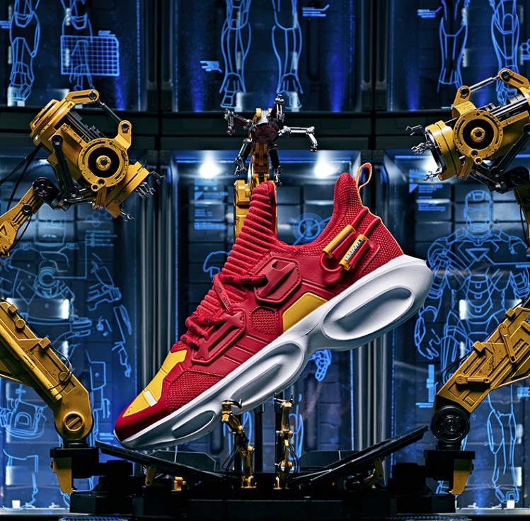 【省160元】anta 安踏 漫威联名 钢铁侠纪念款 91928807 男子运动鞋 *