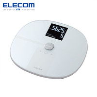 ELECOM 宜丽客 HCS-WFS01 体脂秤 (白色)