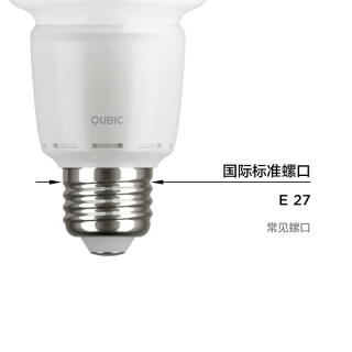 QUBIC 调调 QSB7692W 灯泡E27螺口 无线遥控家用节能智能LED灯泡