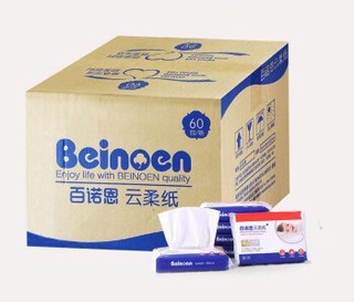 beinoen 百诺恩 Beinoen）棉柔巾 婴儿专用抽纸棉质干湿两用纸巾