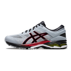 ASICS亚瑟士稳定透气跑步鞋男GEL-KAYANO 26 1011A541-020 灰白色 44