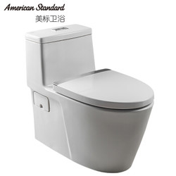 American Standard美标卫浴 新阿卡西亚节水型连体座厕 双喷射虹吸坐便器 305mm坑距 1808（拼团价2999）