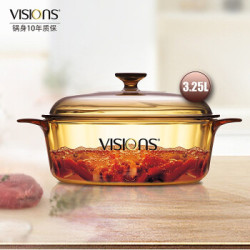 VISIONS 康宁 VS-32 晶彩透明汤锅 3.25L