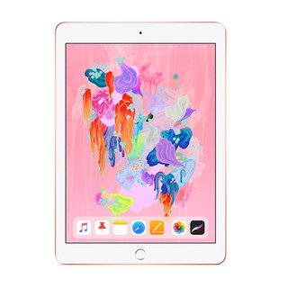 Apple 苹果 iPad 2018款 9.7英寸 iOS 平板电脑(2048*1536dpi、A10、32GB、WiFi版、金色、MRJN2CH/A)