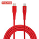 京东京造 苹果MFI认证PD快充数据线USB-C to Lightning凯夫拉充电器线适用于iPhoneX/XS Max/XR/8P 1.2米红色