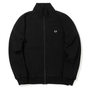 商品fred perry 佛莱德·派瑞 男士毛绒运动夹克 (黑色,m)