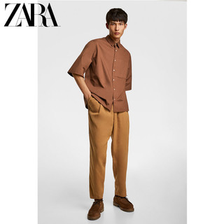 ZARA 男装 打褶长裤 06861334305 XL