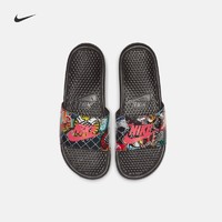 NIKE 耐克 CK0734 BENASSI JDI PRINT 男子拖鞋 (黑色、40)