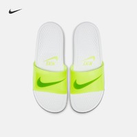 NIKE 耐克 CI5927 BENASSI JDI PRINT男子拖鞋夏季透气休闲鞋 (荧光黄、45)