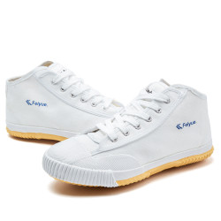 19日0点feiyue/飞跃中帮帆布鞋男基础款小白鞋