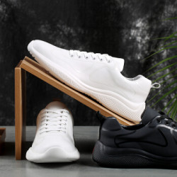 京东京造商务休闲鞋男进口头层牛皮舒适透气耐磨白色41