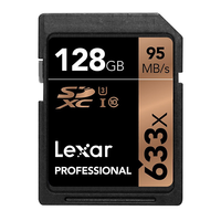 Lexar 雷克沙 Professional 633x SDXC UHS-I U3 SD存储卡 128GB