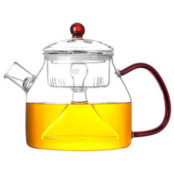 海洲窑 蒸馏玻璃壶 黑茶蒸馏壶