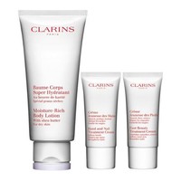 银联专享：CLARINS 娇韵诗 身体护理套装（乳木果滋润身体乳200ml+护手霜30ml+护足霜30ml)