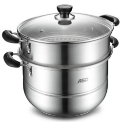 ASD 爱仕达 QVL1526 不锈钢二层蒸锅 26cm