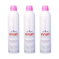 3瓶装 | evian 依云 保湿舒缓矿泉水喷雾 300毫升
