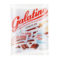 佳乐锭（Galatine）牛奶片牛乳糖巧克力味 115g/袋 休闲零食糖果 意大利进口
