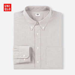 UNIQLO 优衣库 409276 男士牛津纺衬衫(长袖)