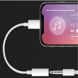 苹果Apple 原装Lightning转3.5mm 耳机转接头 白色其他 MMX62FE/A
