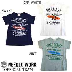 针工作OFFICIAL TEAM SURF BELIEF T-SHIRTS短袖T恤