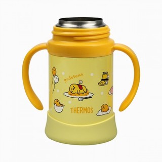 THERMOS 膳魔师 FHI-250 儿童卡通懒蛋哥印花保温杯 金色 250ml