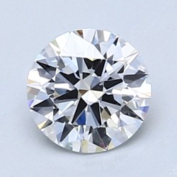 Blue Nile 0.50克拉 圆形切割钻石（切工EX，成色D，净度IF）