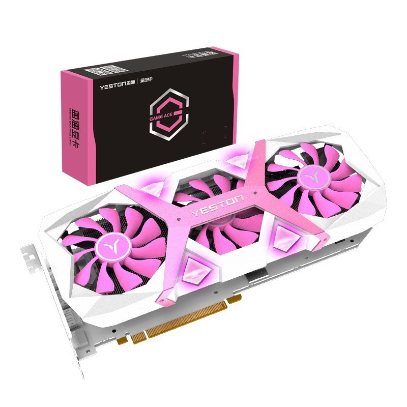 yeston盈通rx5700xt8gd6游戏高手显卡8gb